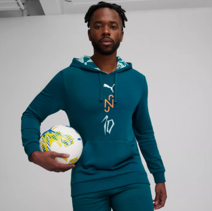Puma Neymar Jr. NJR Creativity Soccer Hooded  Top - Ocean Trophic/Turquoise