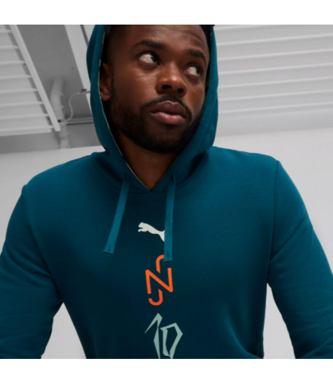Puma Puma Neymar Jr. NJR Creativity Soccer Hooded  Top - Ocean Trophic/Turquoise