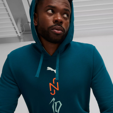 Puma Neymar Jr. NJR Creativity Soccer Hooded  Top - Ocean Trophic/Turquoise