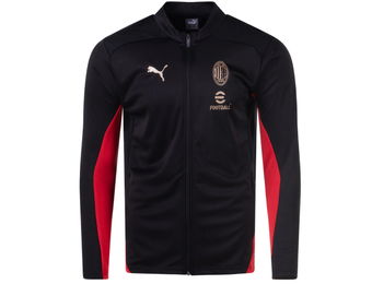 Puma AC Milan 2024-25 Full Zip Training Jacket - Black/Red