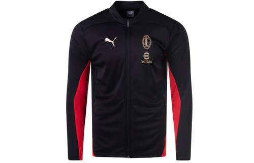Puma AC Milan 2024-25 Full Zip Training Jacket - Black/Red