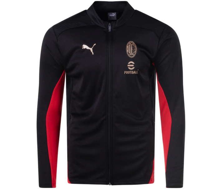 Puma AC Milan 2024-25 Full Zip Training Jacket - Black/Red
