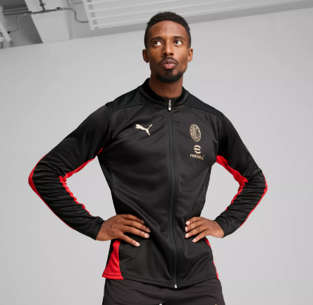 Puma AC Milan 2024-25 Full Zip Training Jacket - Black/Red