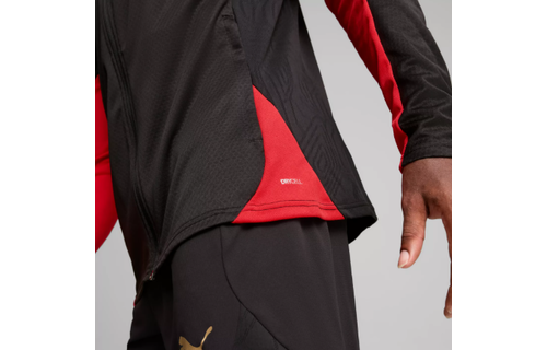 Puma AC Milan 2024-25 Full Zip Training Jacket - Black/Red