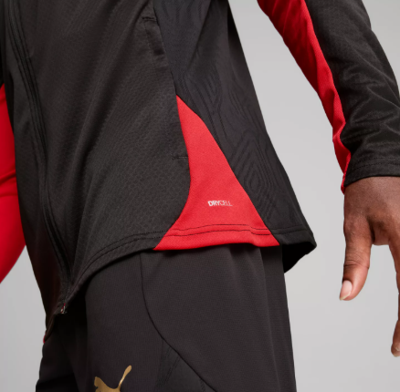 Puma AC Milan 2024-25 Full Zip Training Jacket - Black/Red