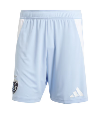 adidas adidas Sporting Kansas CIty 25 / 26 Authentic Home Shorts - Glow Blue/White