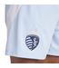 adidas adidas Sporting Kansas CIty 25 / 26 Authentic Home Shorts - Glow Blue/White