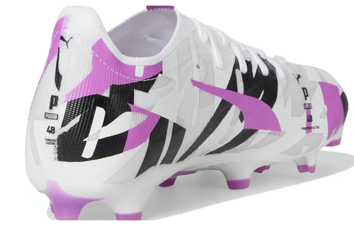 Puma Jr Ultra 5 Match FG/AG Forever Pack- White/Magenta/Feather Gray