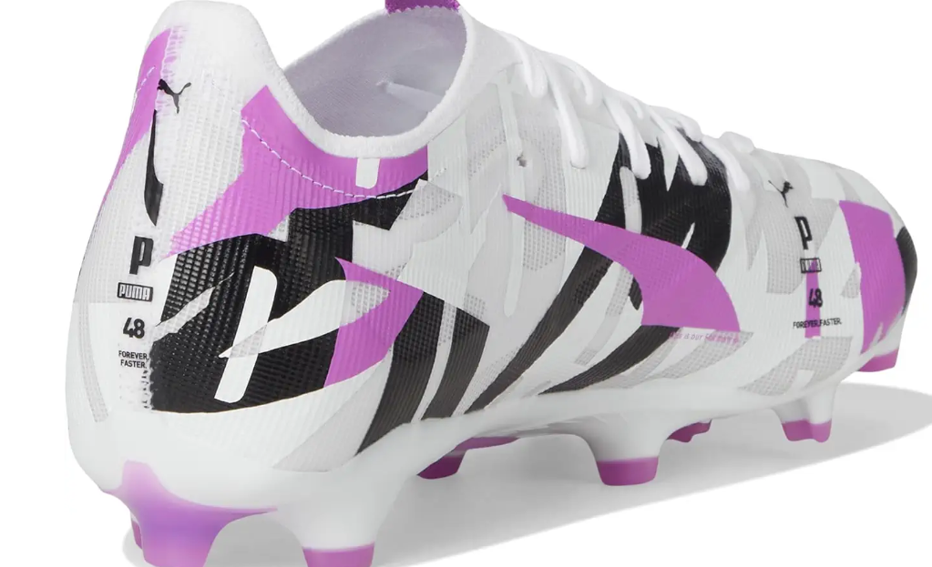 Puma Jr Ultra 5 Match FG/AG Forever Pack- White/Magenta/Feather Gray