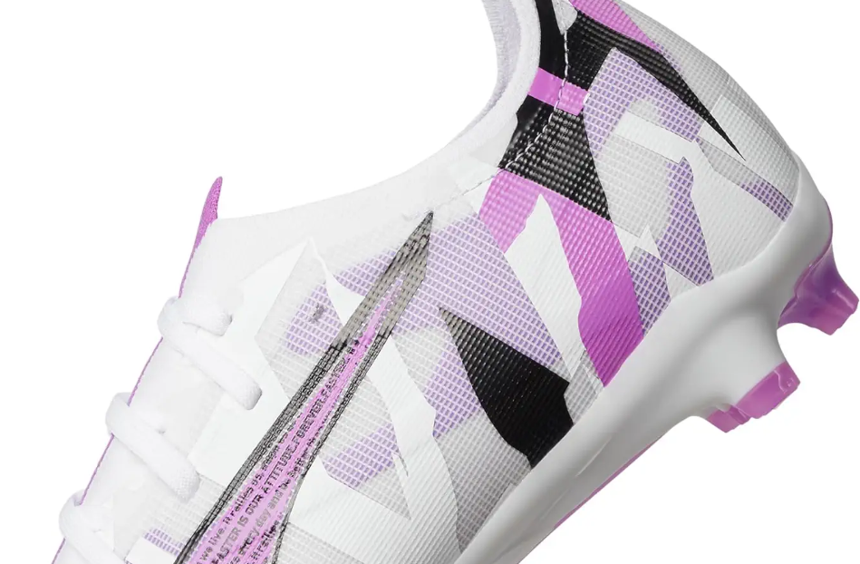 Puma Jr Ultra 5 Match FG/AG Forever Pack- White/Magenta/Feather Gray