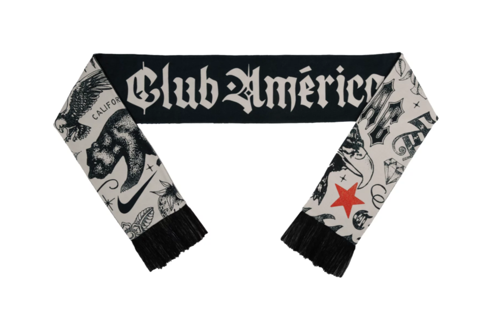 Nike Club America 2025 CA x Local Verbiage Scarf - Black/White