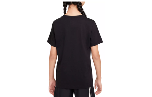 Nike Youth PSG Paris Saint German 2024 - 25 Crest Foil Fan Shirt - Black