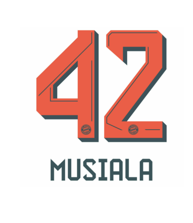 Uni-Sport Bundesliga 2025 - 2026 Official Nameset (Name and Number Set)