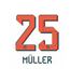 Uni-Sport Bundesliga 2025 - 2026 Official Nameset (Name and Number Set)