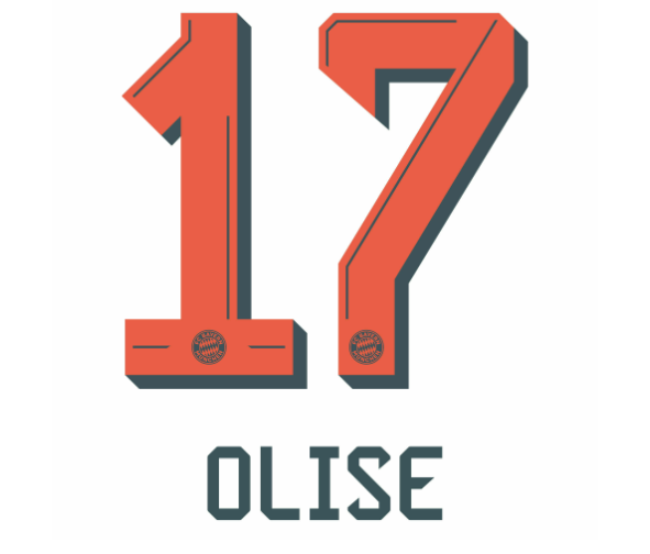 Bundesliga 2025 - 2026 Official Nameset (Name and Number Set)