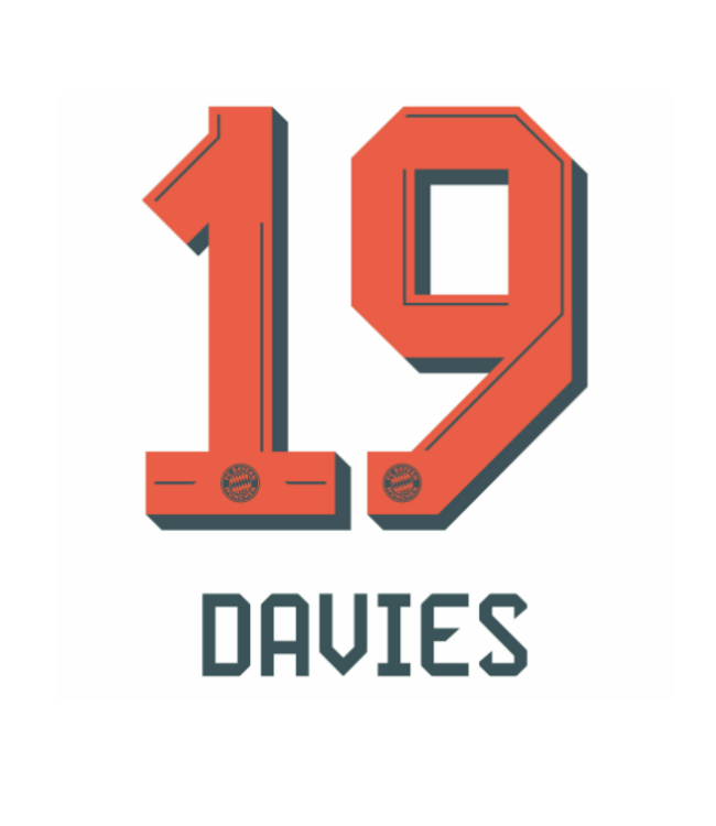 Uni-Sport Bundesliga 2025 - 2026 Official Nameset (Name and Number Set)