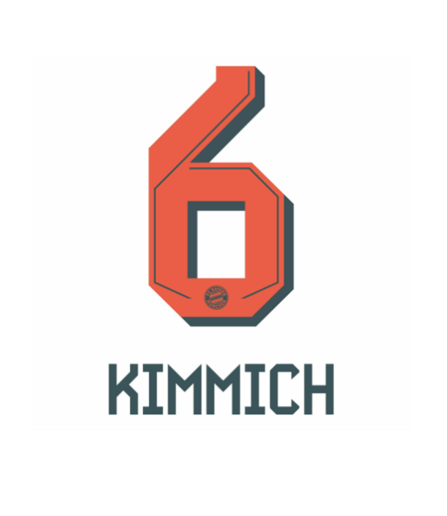 Uni-Sport Bundesliga 2025 - 2026 Official Nameset (Name and Number Set)