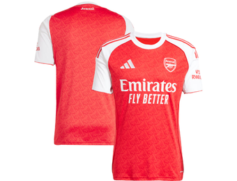 adidas Arsenal 2025 - 26 Home Jersey - Better Scarlet/White