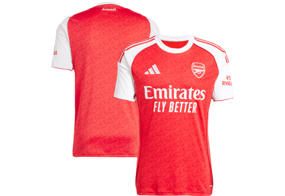 adidas Arsenal 2025 - 26 Home Jersey - Better Scarlet/White