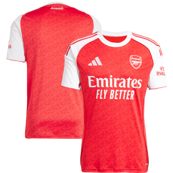 adidas Arsenal 2025 - 26 Home Jersey - Better Scarlet/White