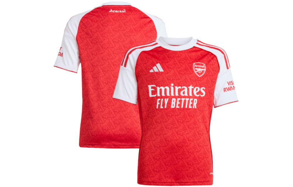 adidas Arsenal 2025 - 26 Youth Home Jersey - Better Scarlet/White