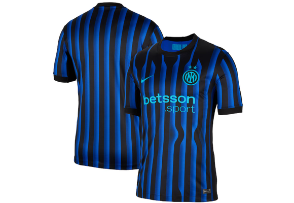 Nike Inter Milan 2025 - 26 Home Jersey - Lyon Blue/Black/Chlorine Blue
