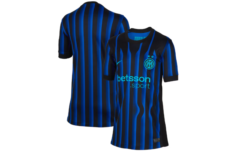 Nike Youth Inter Milan 2025 - 26 Home Jersey - Lyon Blue/Black/Chlorine Blue