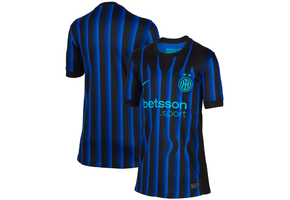 Nike Youth Inter Milan 2025 - 26 Home Jersey - Lyon Blue/Black/Chlorine Blue