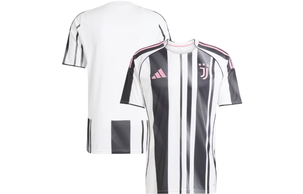 adidas Juventus 2025 - 26 Home Jersey - White/Black/Pink