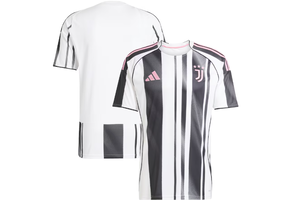 adidas Juventus 2025 - 26 Home Jersey - White/Black/Pink