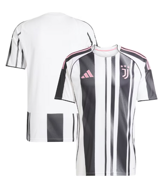adidas adidas Juventus 2025 - 26 Home Jersey - White/Black/Pink