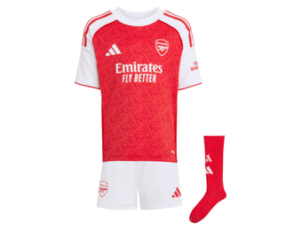 adidas Arsenal 2025 - 26 Home Toddlers Mini Kit - Better Scarlet / White