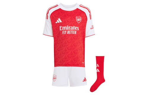 adidas Arsenal 2025 - 26 Home Toddlers Mini Kit - Better Scarlet / White