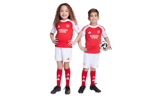 adidas Arsenal 2025 - 26 Home Toddlers Mini Kit - Better Scarlet / White