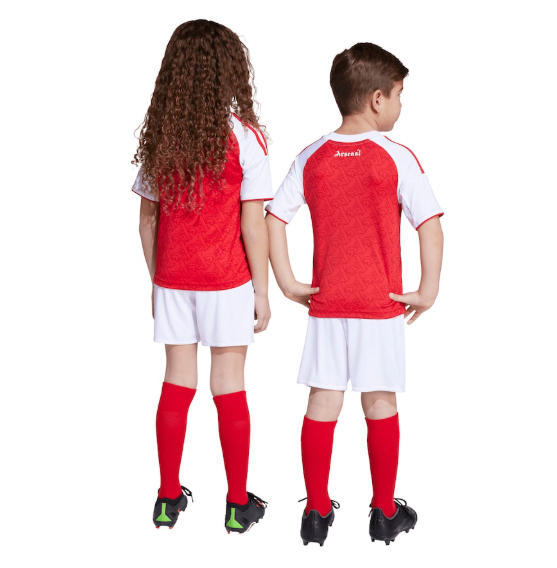 adidas Arsenal 2025 - 26 Home Toddlers Mini Kit - Better Scarlet / White