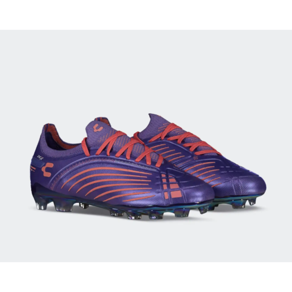 Charly Charly Womens Stinger FG Soccer Cleats - Purple/Coral