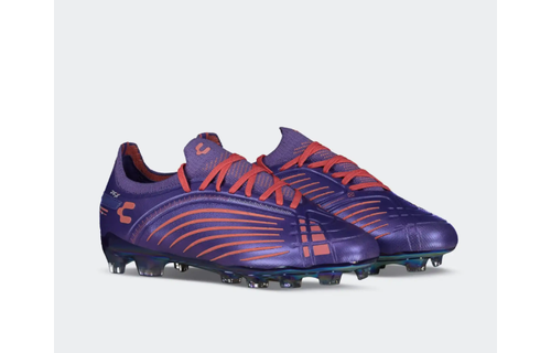 Charly Womens Stinger FG Soccer Cleats - Purple/Coral