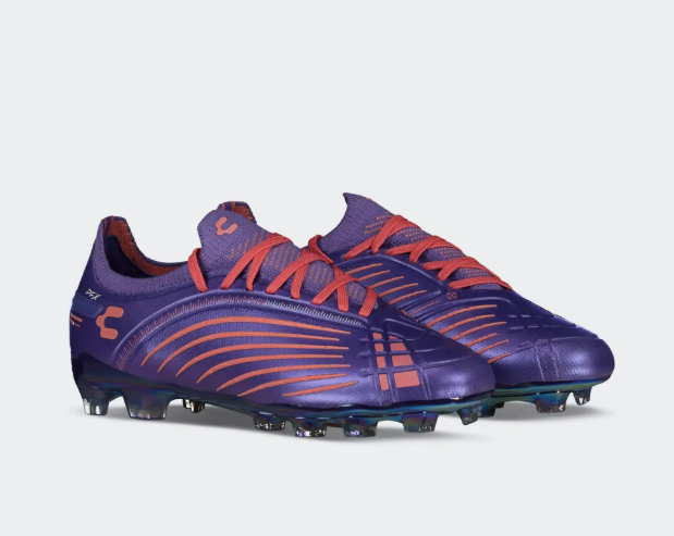 Charly Womens Stinger FG Soccer Cleats - Purple/Coral