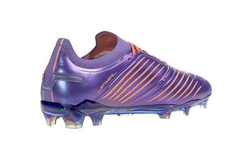 Charly Womens Stinger FG Soccer Cleats - Purple/Coral