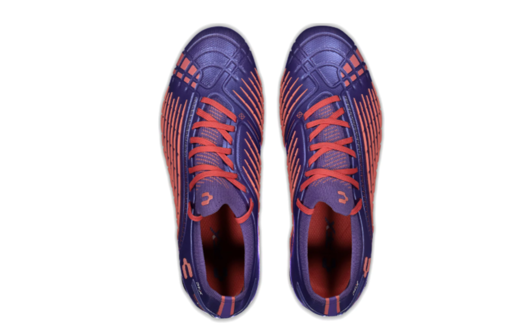 Charly Womens Stinger FG Soccer Cleats - Purple/Coral