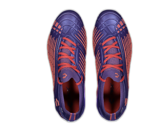 Charly Womens Stinger FG Soccer Cleats - Purple/Coral