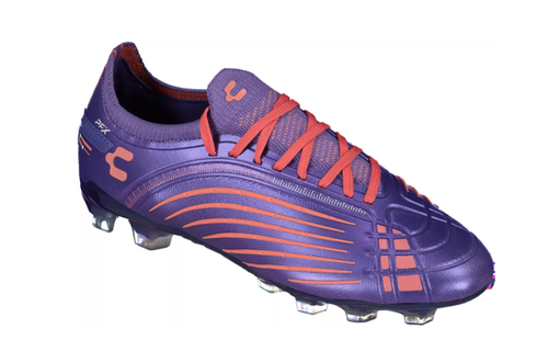 Charly Womens Stinger FG Soccer Cleats - Purple/Coral