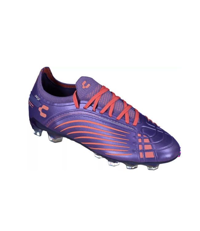 Charly Charly Womens Stinger FG Soccer Cleats - Purple/Coral