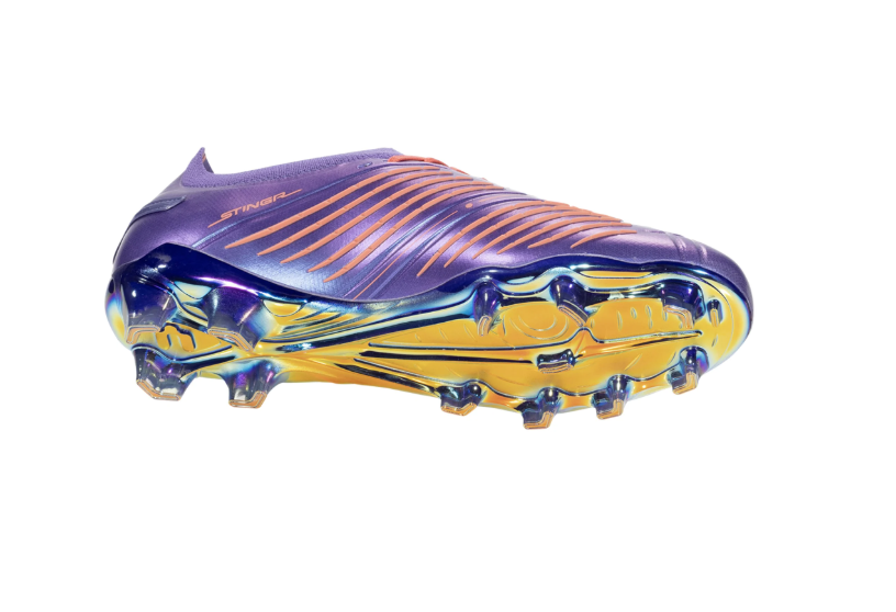 Charly Womens Stinger FG Soccer Cleats - Purple/Coral