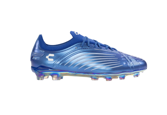 Charly Stingr PFX FG Soccer Cleats - Bright Blue/White
