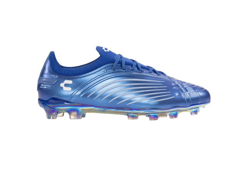 Charly Stingr PFX FG Soccer Cleats - Bright Blue/White