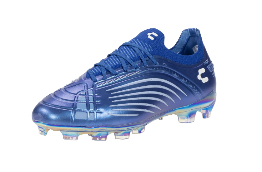 Charly Stingr PFX FG Soccer Cleats - Bright Blue/White