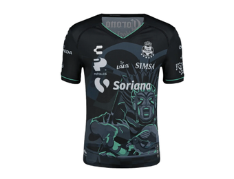 Charly Santos Laguna 2024 - 25 Metzican Box Edition Third Jersey - Black/Green