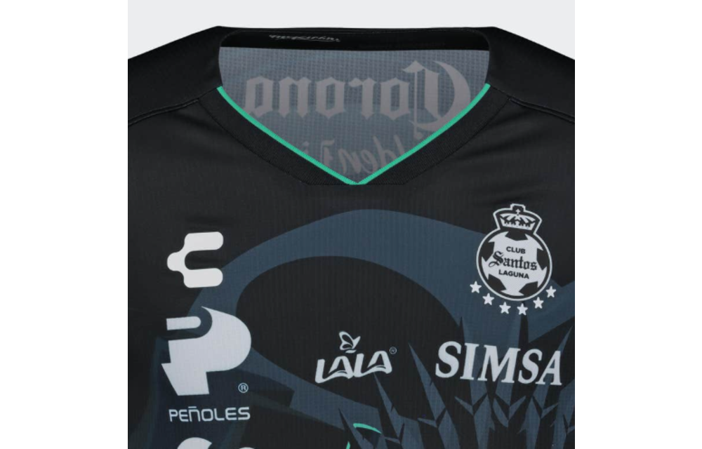 Charly Santos Laguna 2024 - 25 Metzican Box Edition Third Jersey - Black/Green