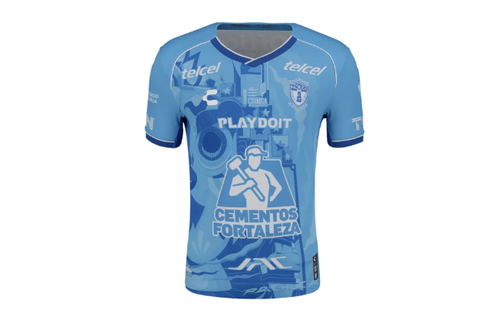 Charly Pachuca 2024 - 25 Metzican Box Edition Third Jersey - Sky Blue